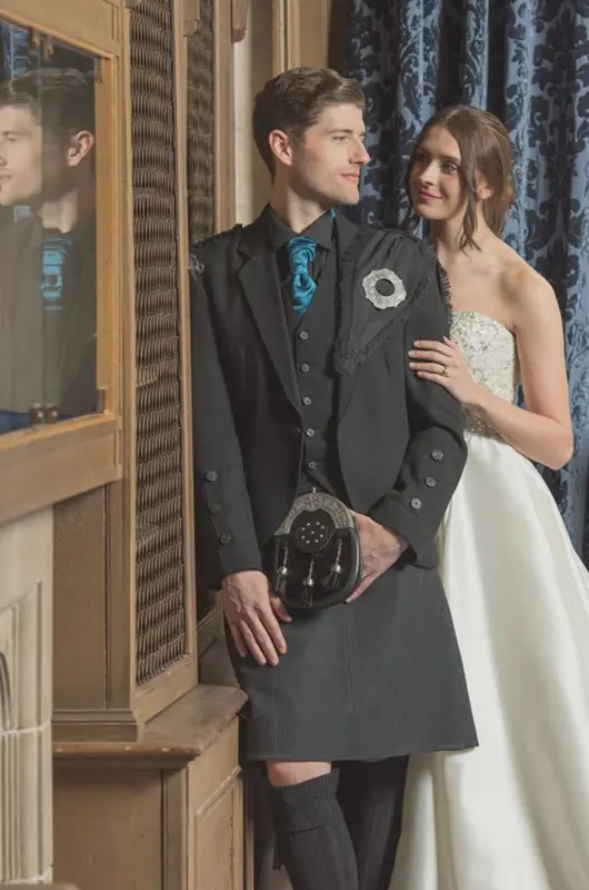 The Exclusive Black Thistle Kilt Hire from KILTS 4 U The Exclusive Black Thistle Kilt Hire from KILTS 4 U