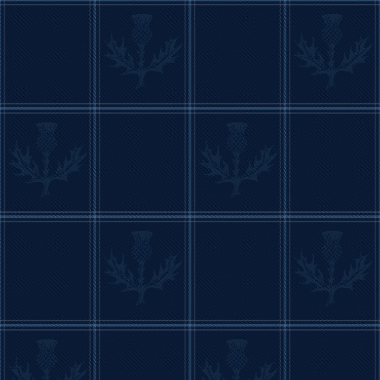 Midnight Thistle Tartan